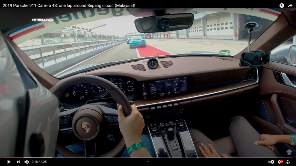 One lap in Porsche’s new 911 (992) Carrera 4S around Sepang circuit